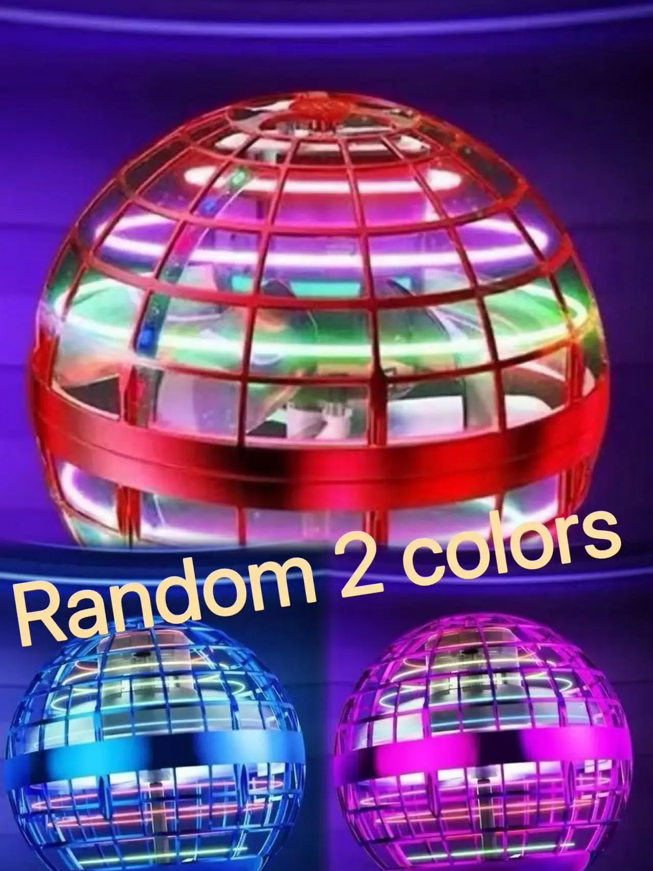 Hand-Controlled LED Flying Ball Toy