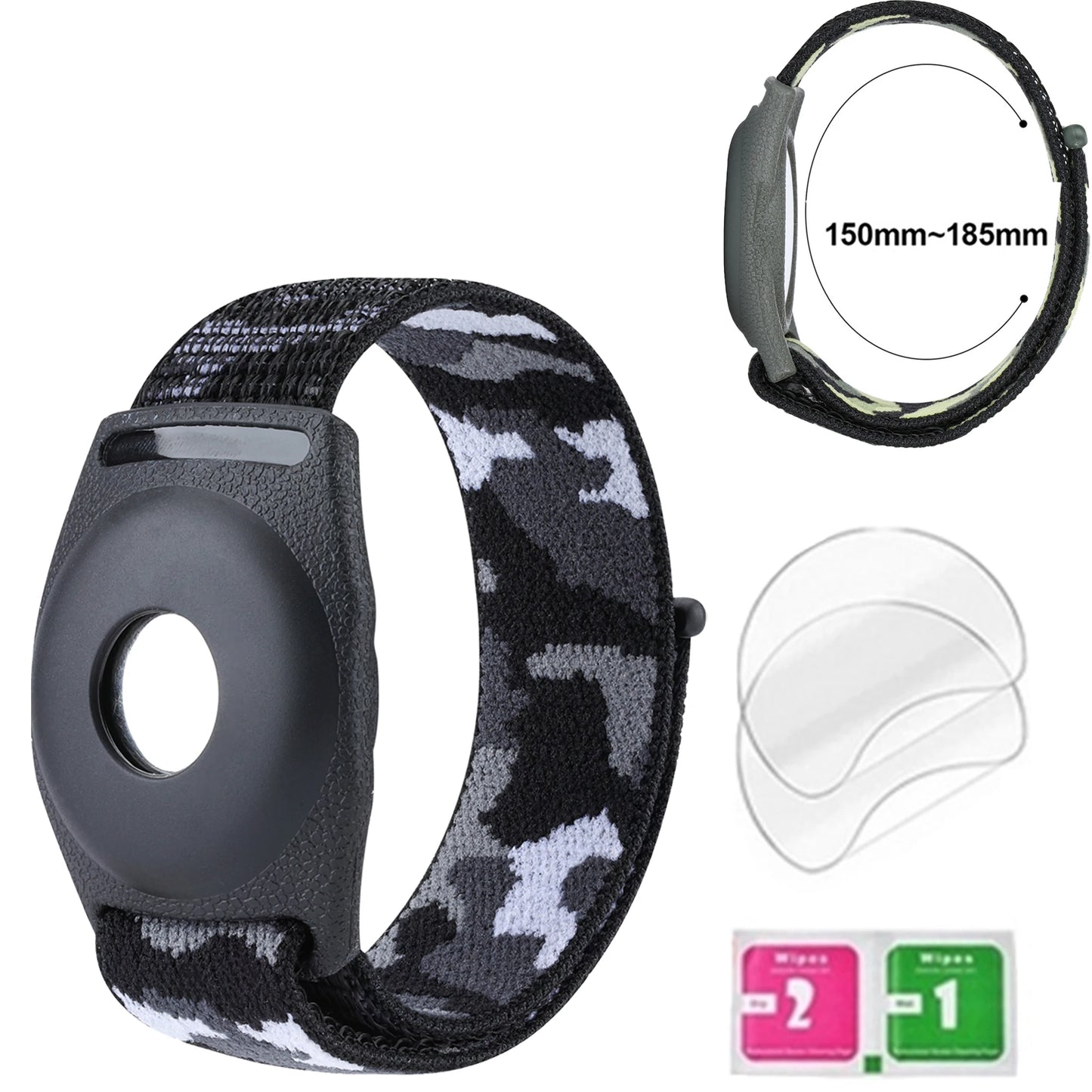 Waterproof AirTag Bracelet for Kids Nylon Hidden Tracker Wristband Toddler Band