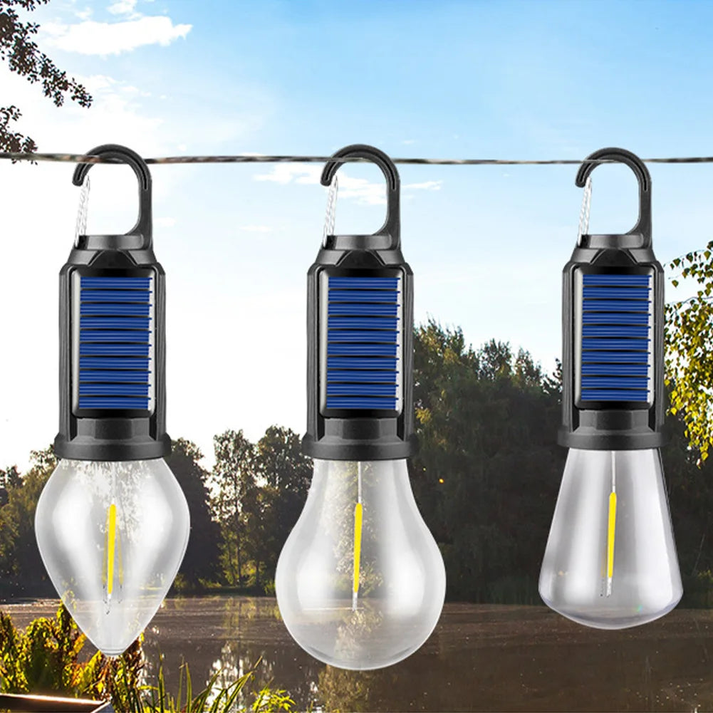 Solar Powered LED Camping Lantern | Waterproof BBQ & Tent Atmosphere Light