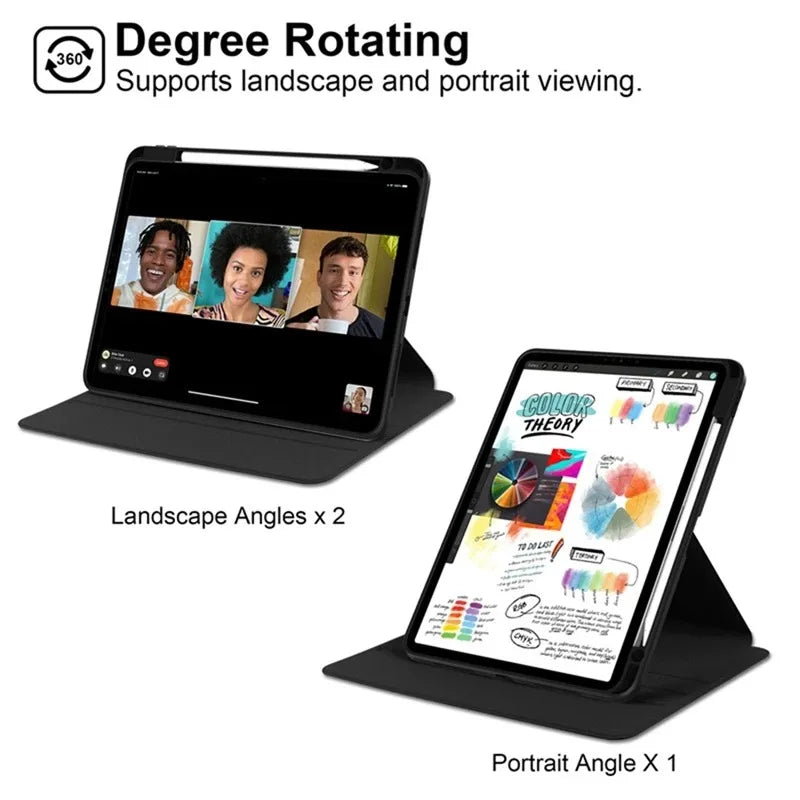 360° Rotating iPad Smart Case (Universal Fit)