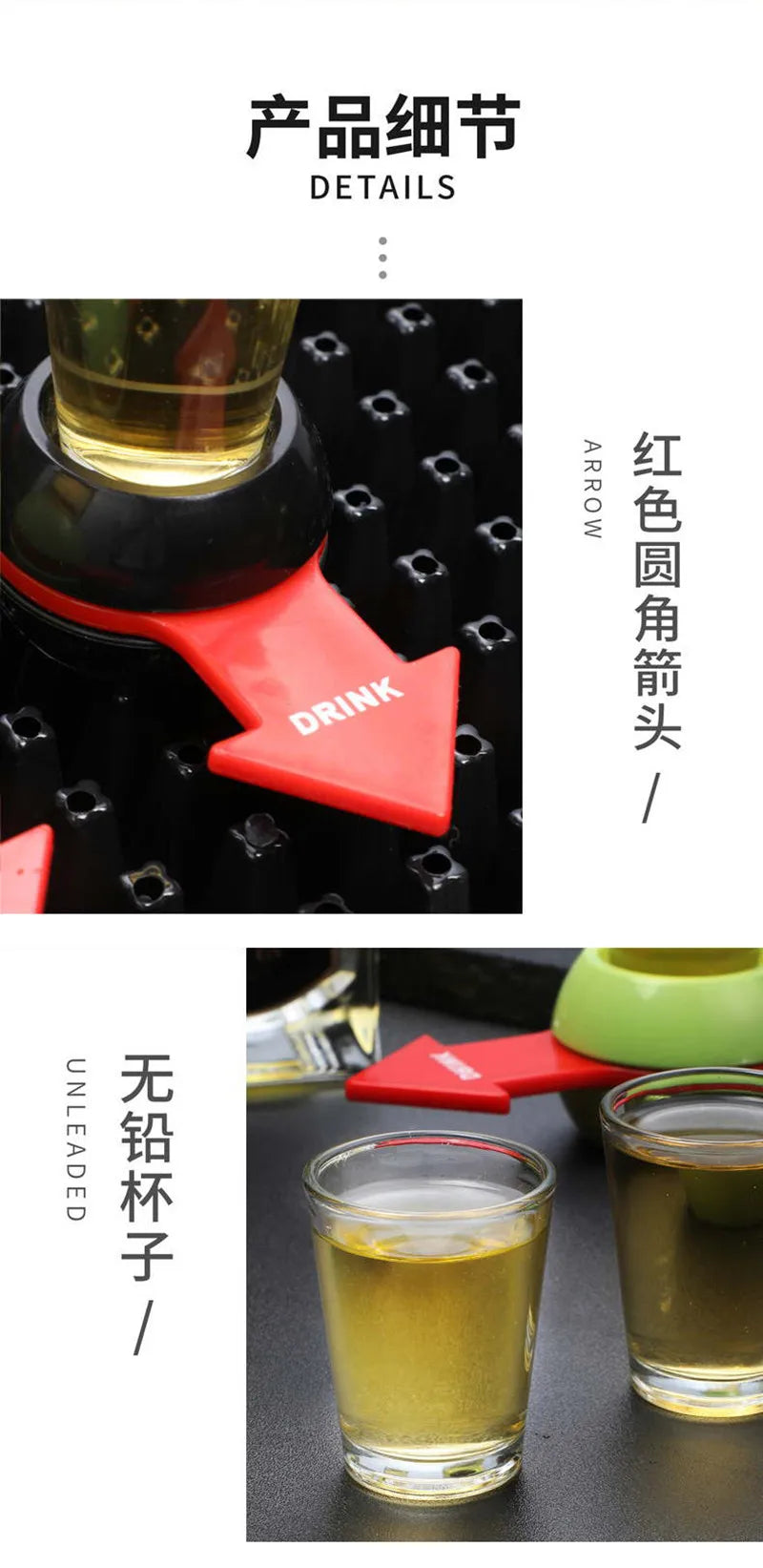Alcoholic Penalty Turntable Toys Russian Roulette Friend Drinking Booster Game Props Bar 2023 Entertainment Atmosphere Supplies
