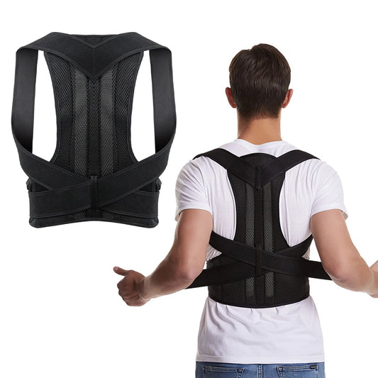 Adjustable Back Posture Corrector Belt – Lumbar & Shoulder Support for Men & Women