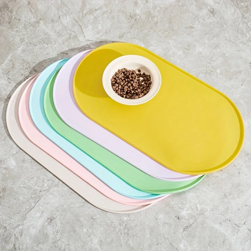 Waterproof Non-Slip Pet Feeding Mat – Food Bowl Placemat for Dogs & Cats