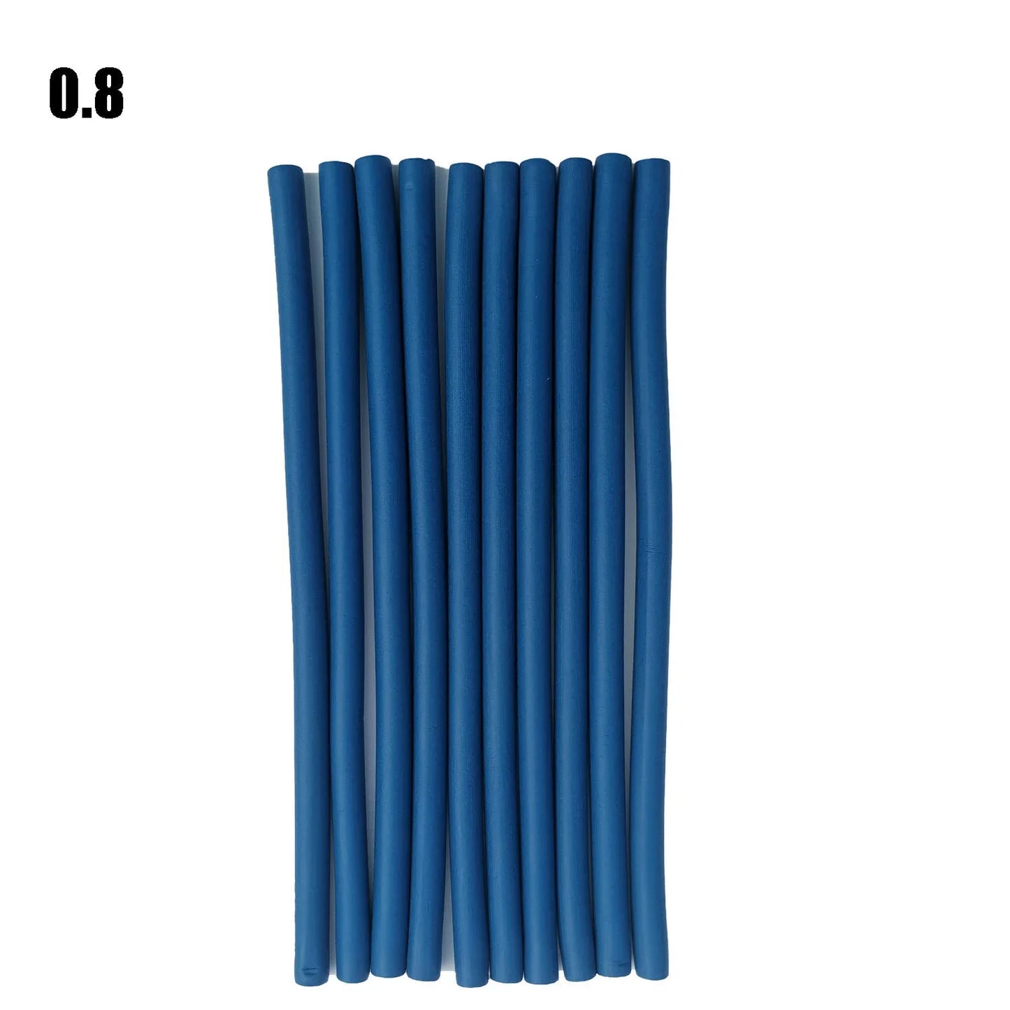 10pcs Flexible Hair Curling Rods Soft Foam Bendy Twist Flexi Rollers No Heat Styling