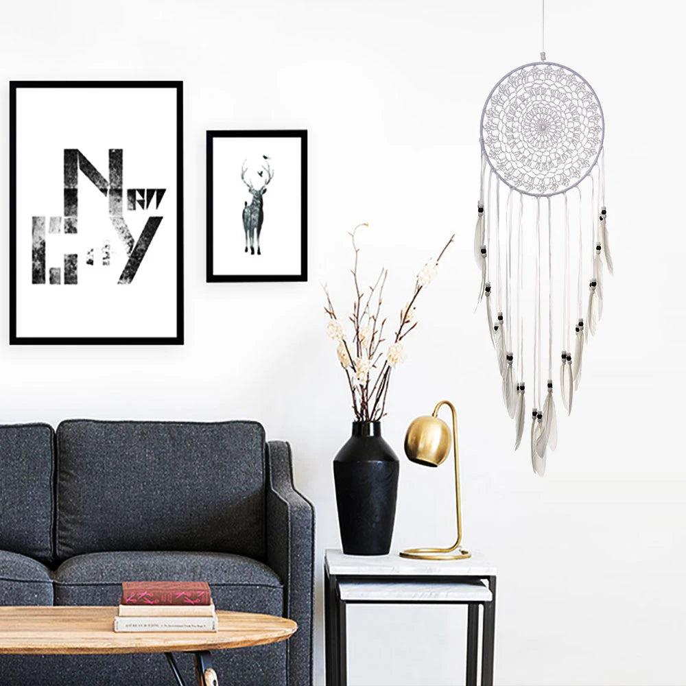 Large Nordic Style Dream Catcher Boho Kids Room Wall Hanging Decoration