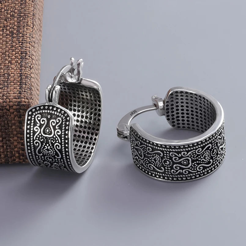 VENTFILLE 925 Sterling Silver Star Earring for Women Girl Personal Originality Trend Hip Hop Neutral Jewelry Gift Dropshipping