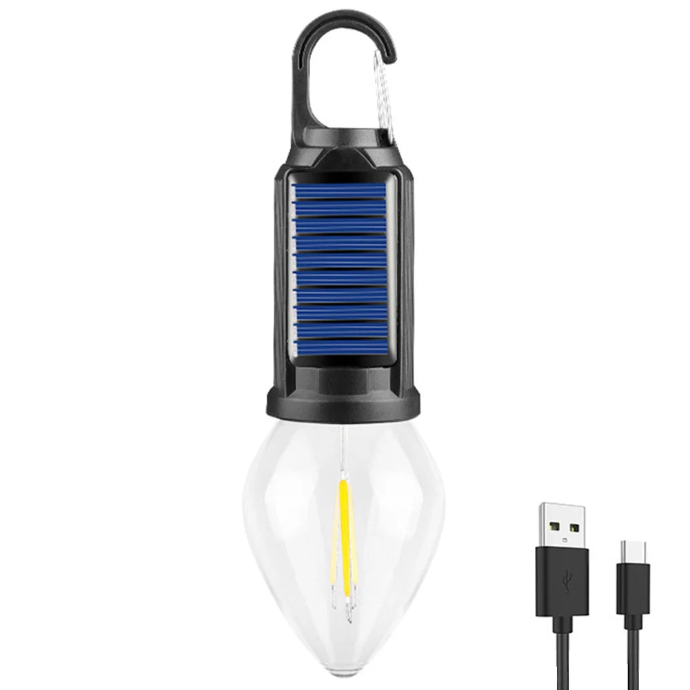 Solar Powered LED Camping Lantern | Waterproof BBQ & Tent Atmosphere Light