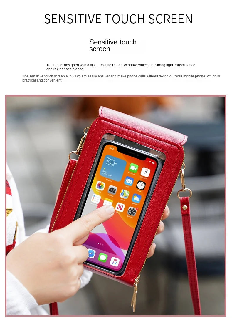 Touch Screen Phone Crossbody Bag
