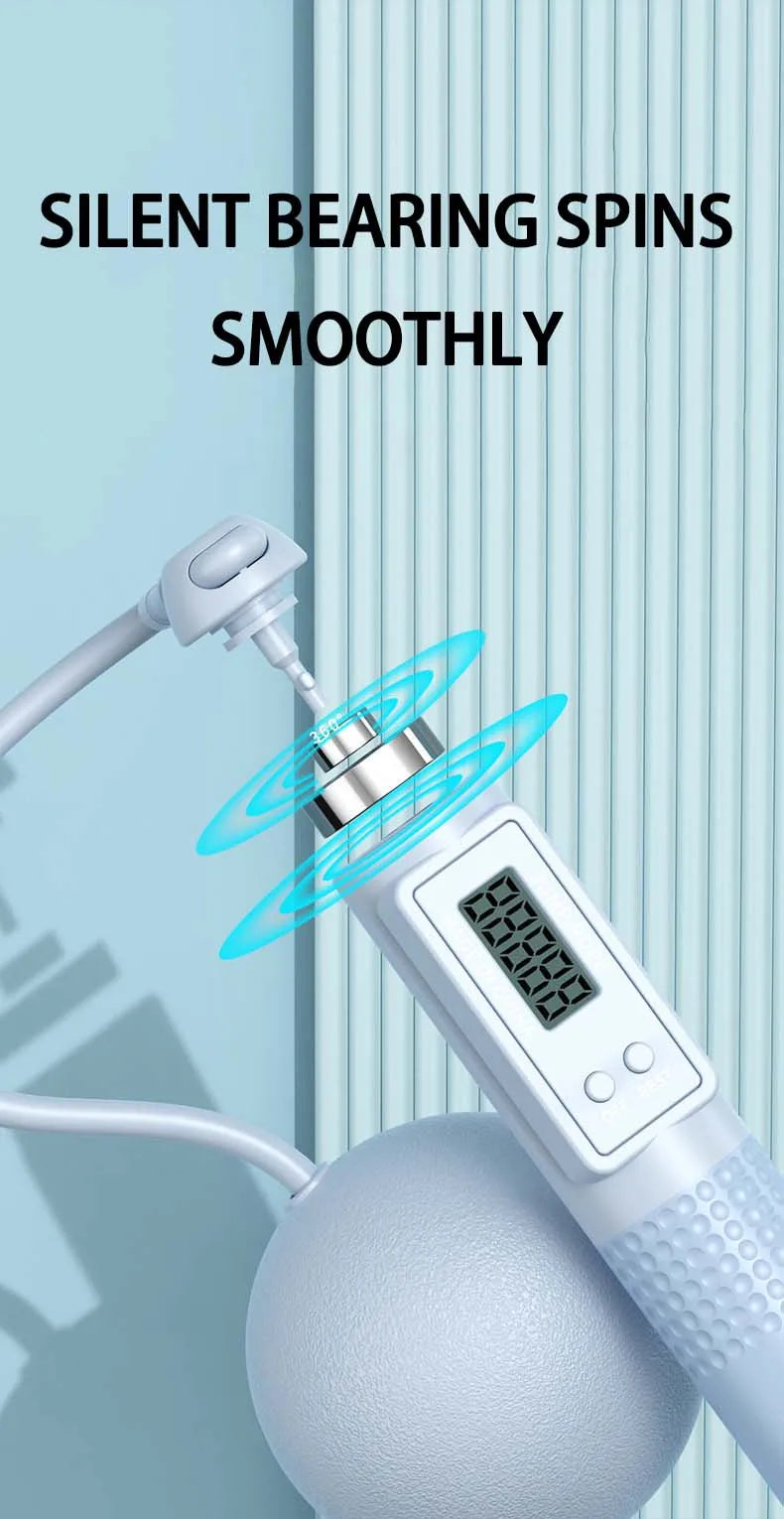 Intelligent Counting Cordless Jump Rope | Professional Dual-Purpose Fitness Tool