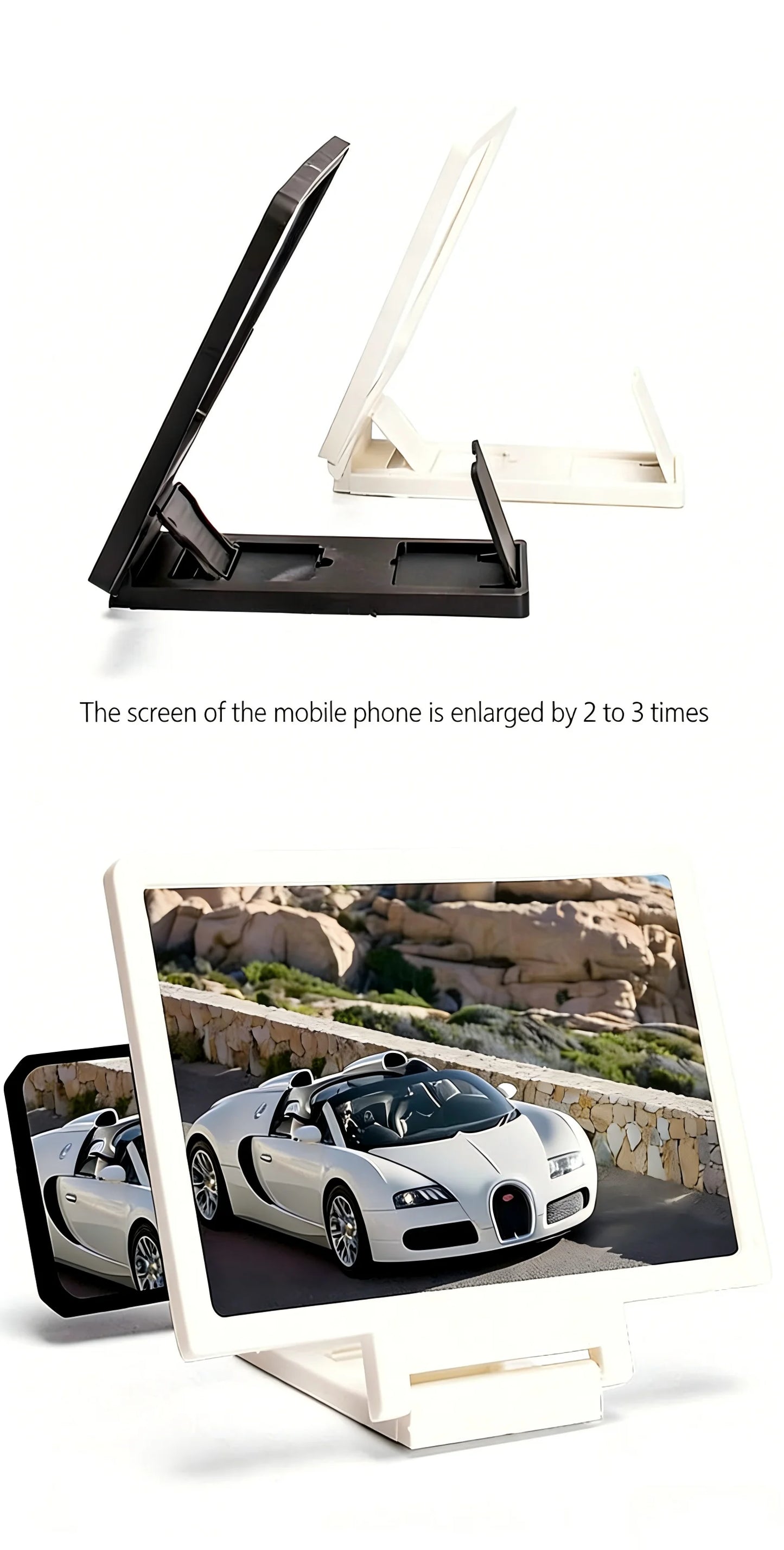 3D HD Mobile Screen Magnifier Stand
