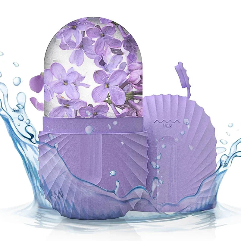 Ice Face Roller – Silicone Ice Cube Facial Massager for Puffy Eyes, Pore Tightening & Skin Refresh