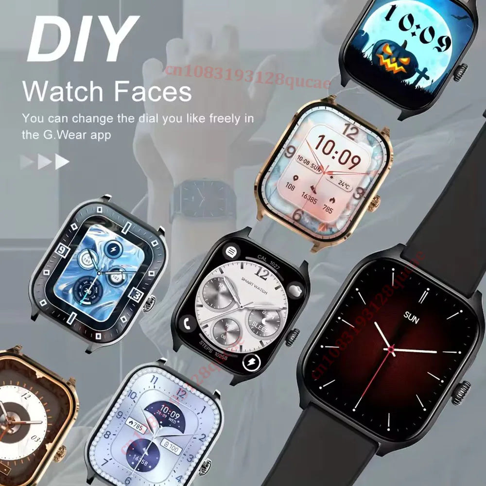 Bluetooth Call Smart Watch 2.01 Inch HD Screen Sports Fitness Tracker Wristband