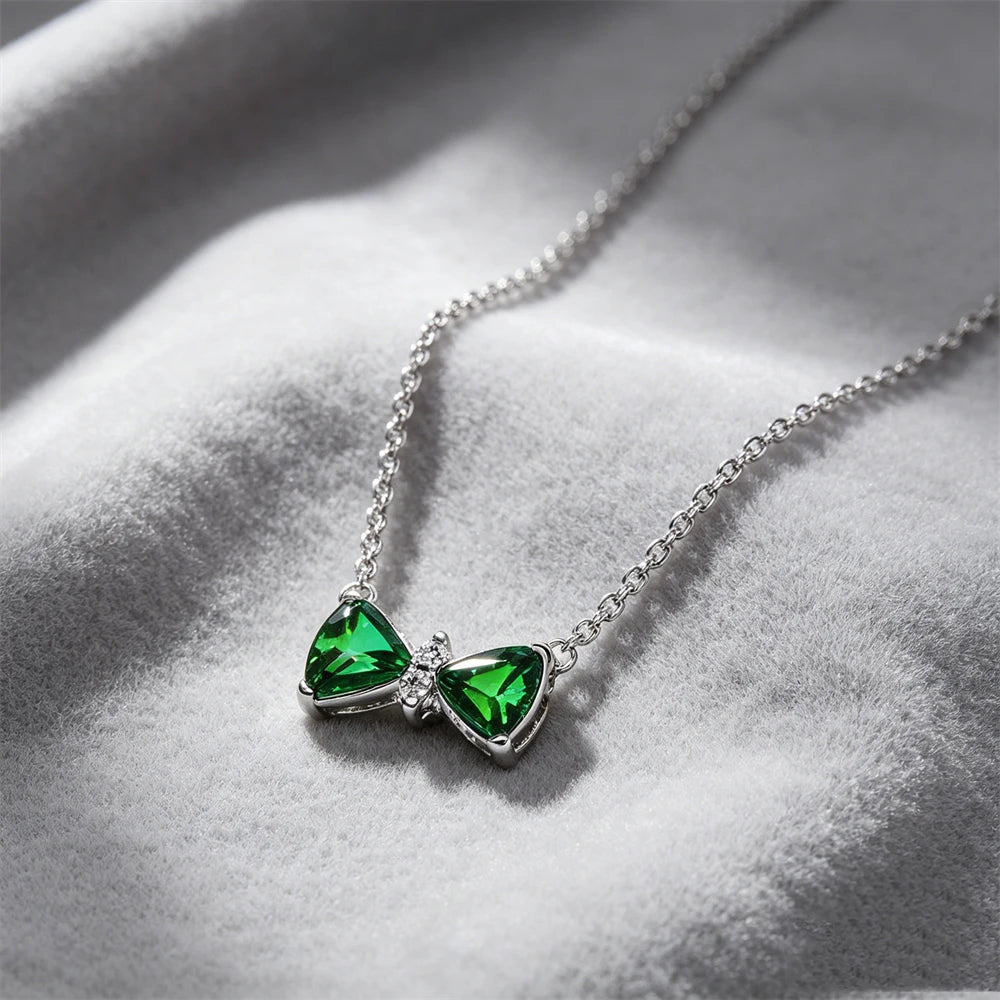 925 Sterling Silver Colorful Heart Necklace 2026