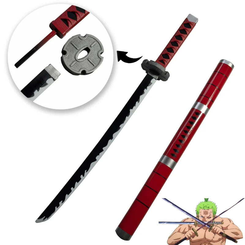 Roronoa Zoro & Trafalgar Law 72cm Cosplay Katana | PU Samurai Prop Toy Sword