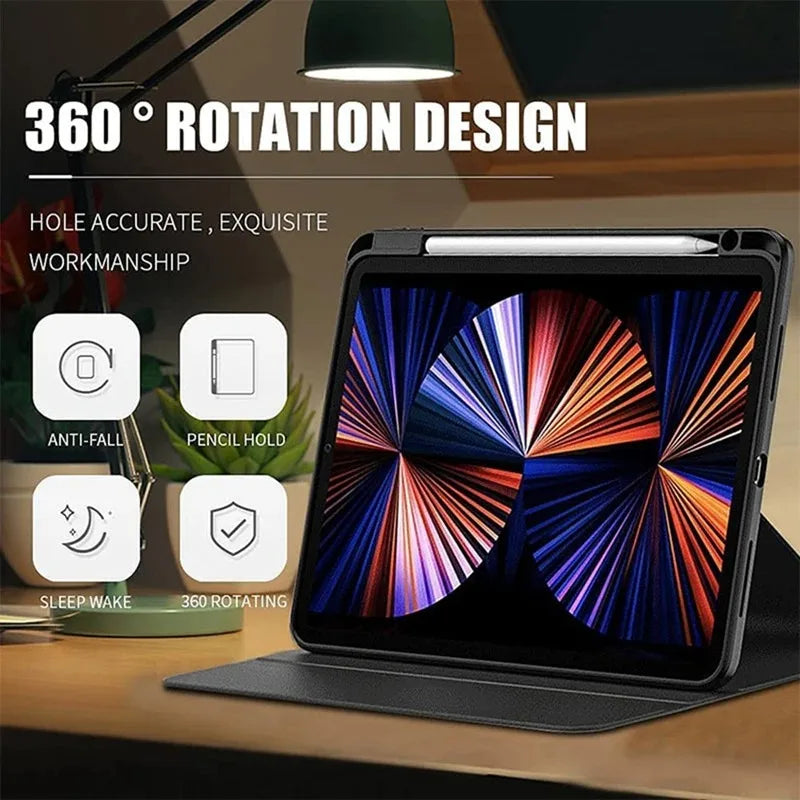 360° Rotating iPad Smart Case (Universal Fit)