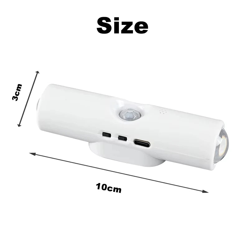 Smart RGB Motion Sensor Wall Light – Rechargeable Magnetic Night Lamp