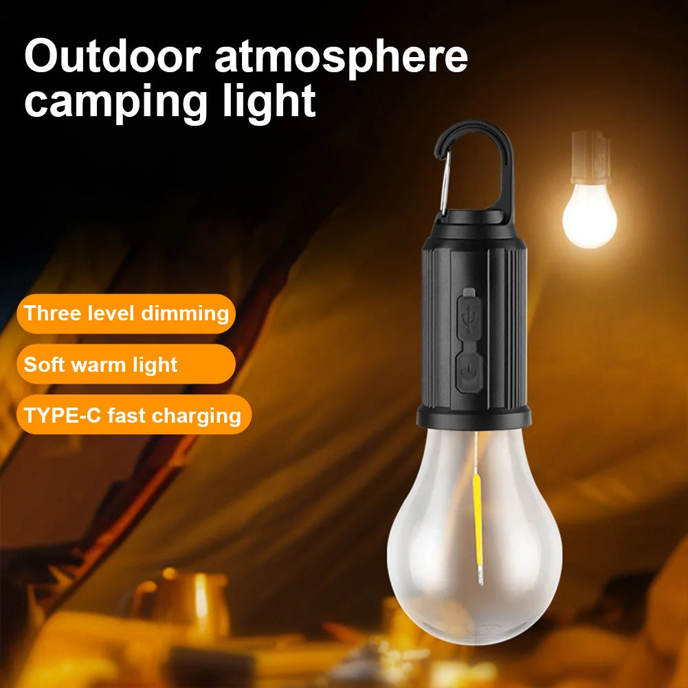 Solar Powered LED Camping Lantern | Waterproof BBQ & Tent Atmosphere Light