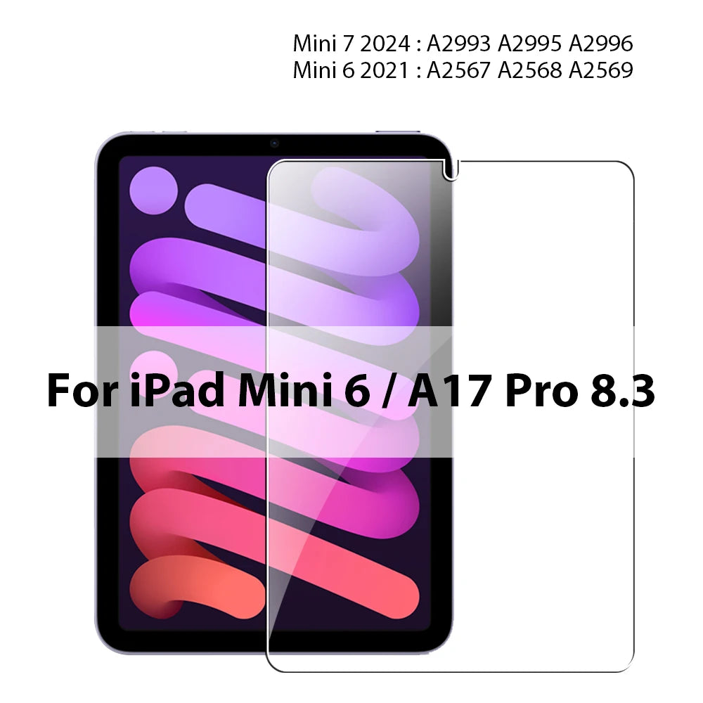 iPad Tempered Glass Screen Protector (Universal Fit)