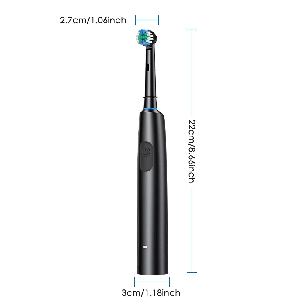 Intelligent Cordless Electric Toothbrush | USB Rechargeable Waterproof Oral Care