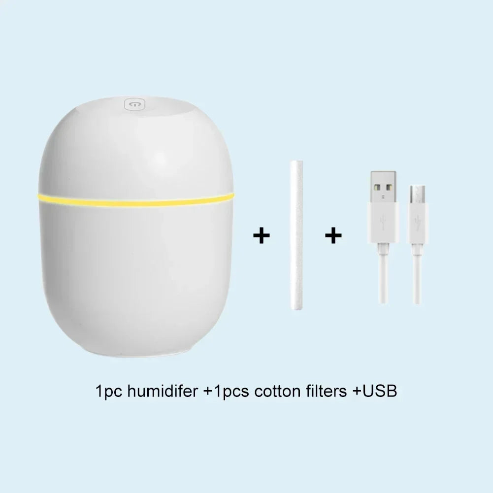 Portable USB Mini Humidifier with LED Light