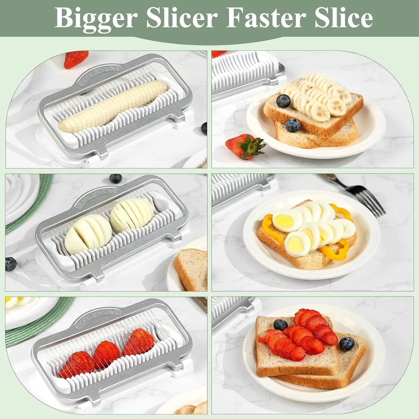 Multi Egg Slicer for 2–3 Eggs