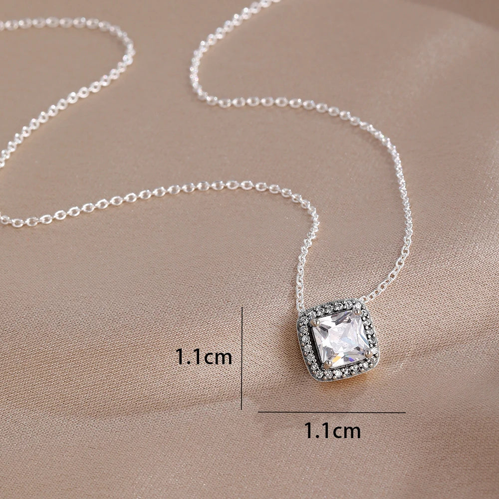 925 Sterling Silver Colorful Heart Necklace 2026