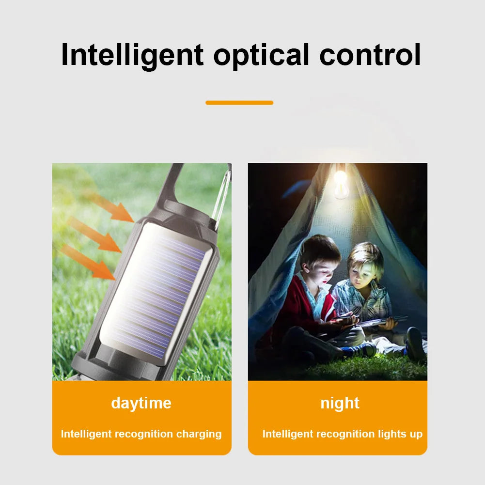 Solar Powered LED Camping Lantern | Waterproof BBQ & Tent Atmosphere Light