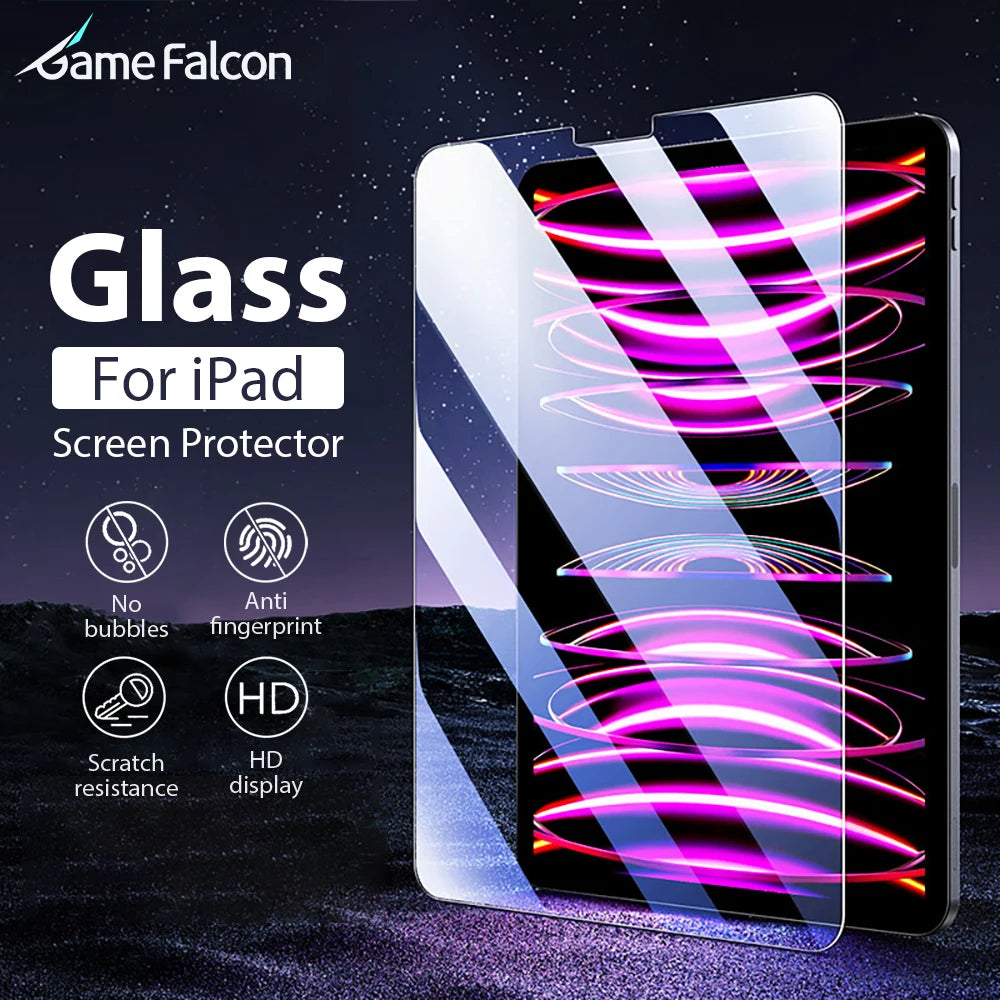 iPad Tempered Glass Screen Protector (Universal Fit)