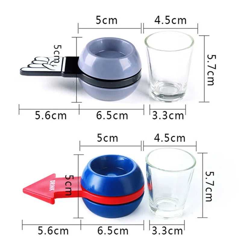 Alcoholic Penalty Turntable Toys Russian Roulette Friend Drinking Booster Game Props Bar 2023 Entertainment Atmosphere Supplies