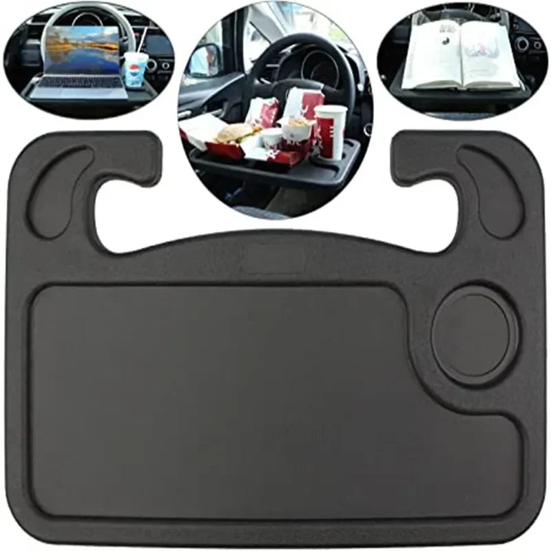 Portable Car Steering Wheel Laptop Tray Table