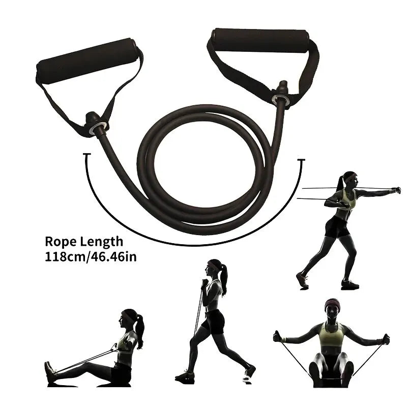 Resistance Bands with Handles – Full Body Strength Training Home Gym Set for Men & Women