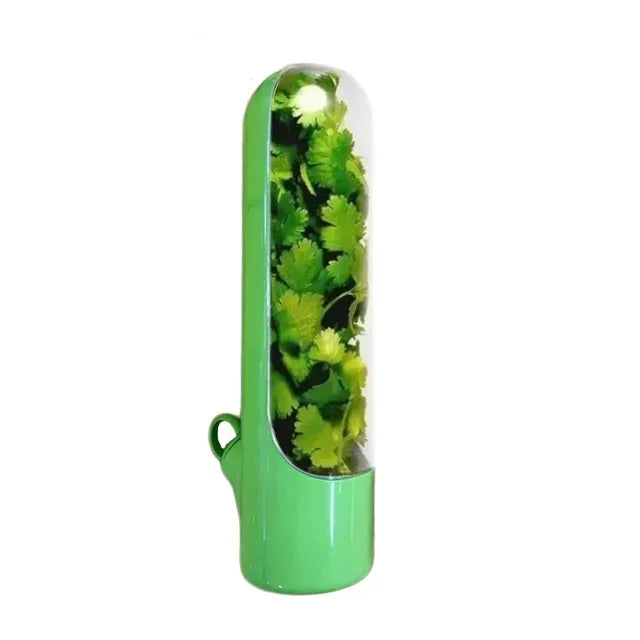 Refrigerator Herb Keeper Freshness Container