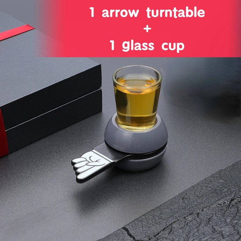 Alcoholic Penalty Turntable Toys Russian Roulette Friend Drinking Booster Game Props Bar 2023 Entertainment Atmosphere Supplies