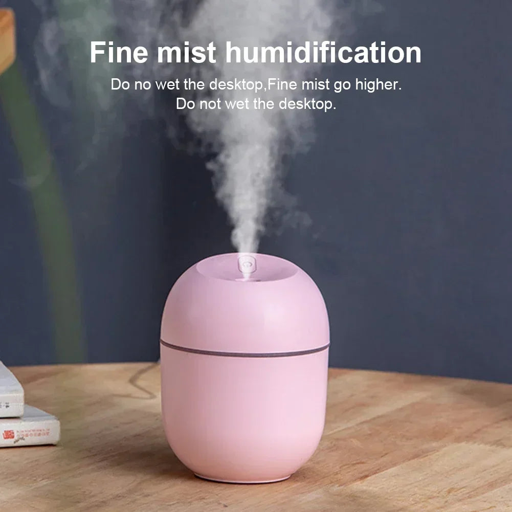 Portable USB Mini Humidifier with LED Light