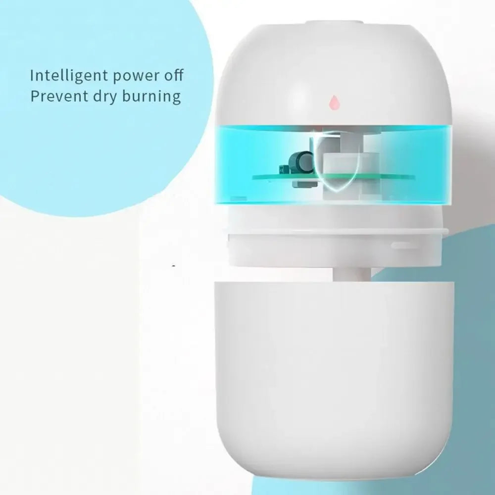 220ML USB Cool Mist Humidifier LED Color Changing Light Quiet Small Air Diffuser