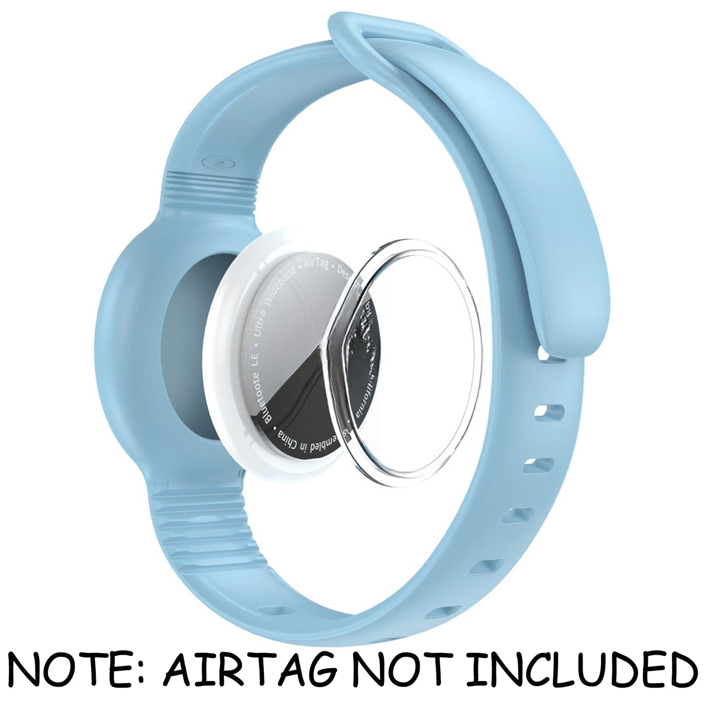 Waterproof AirTag Bracelet for Kids Nylon Hidden Tracker Wristband Toddler Band