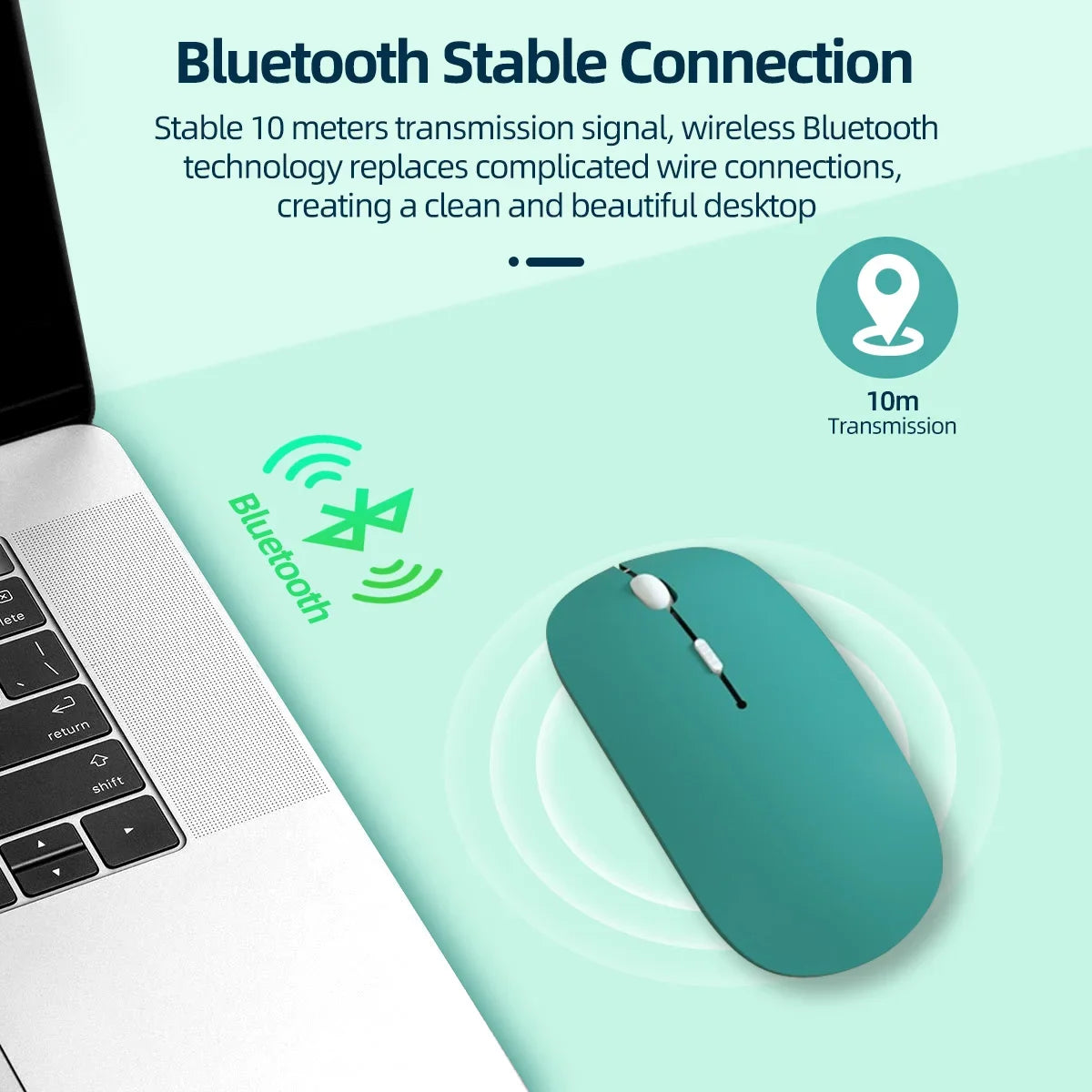 Wireless Bluetooth Silent Computer Mouse