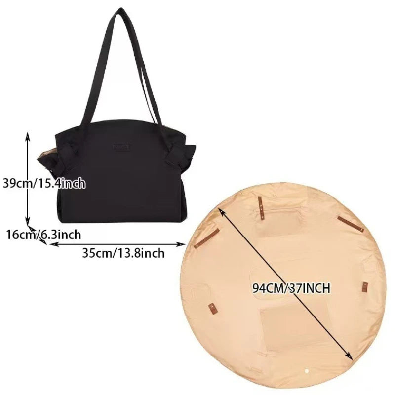 Foldable Large Capacity Shopping Tote Bag – Travel, Picnic & Storage