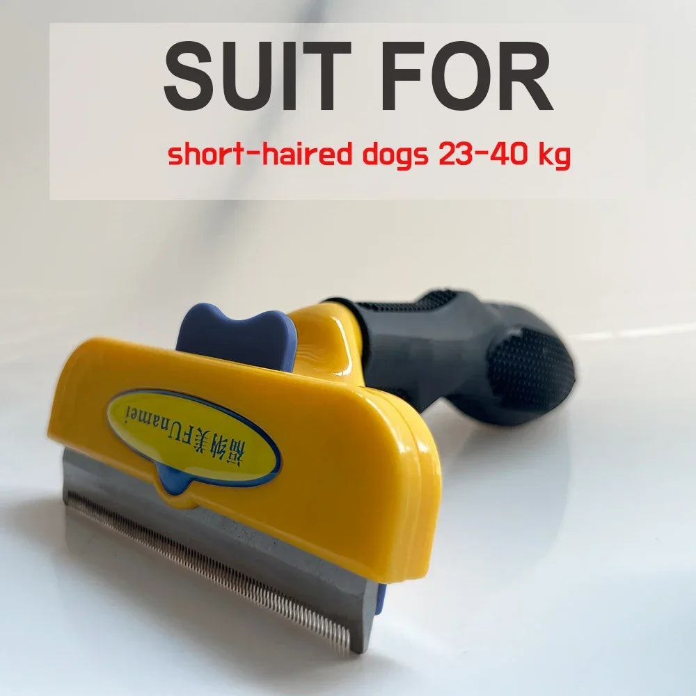 Pet Grooming Brush for Dogs & Cats – Hair Removal & Massage Comb Tool