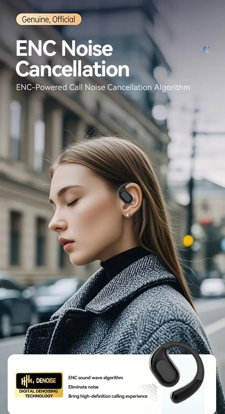 TWS Sports Wireless Bluetooth AI Translator Earbuds – Real-Time Language Translation & Noise Reduction