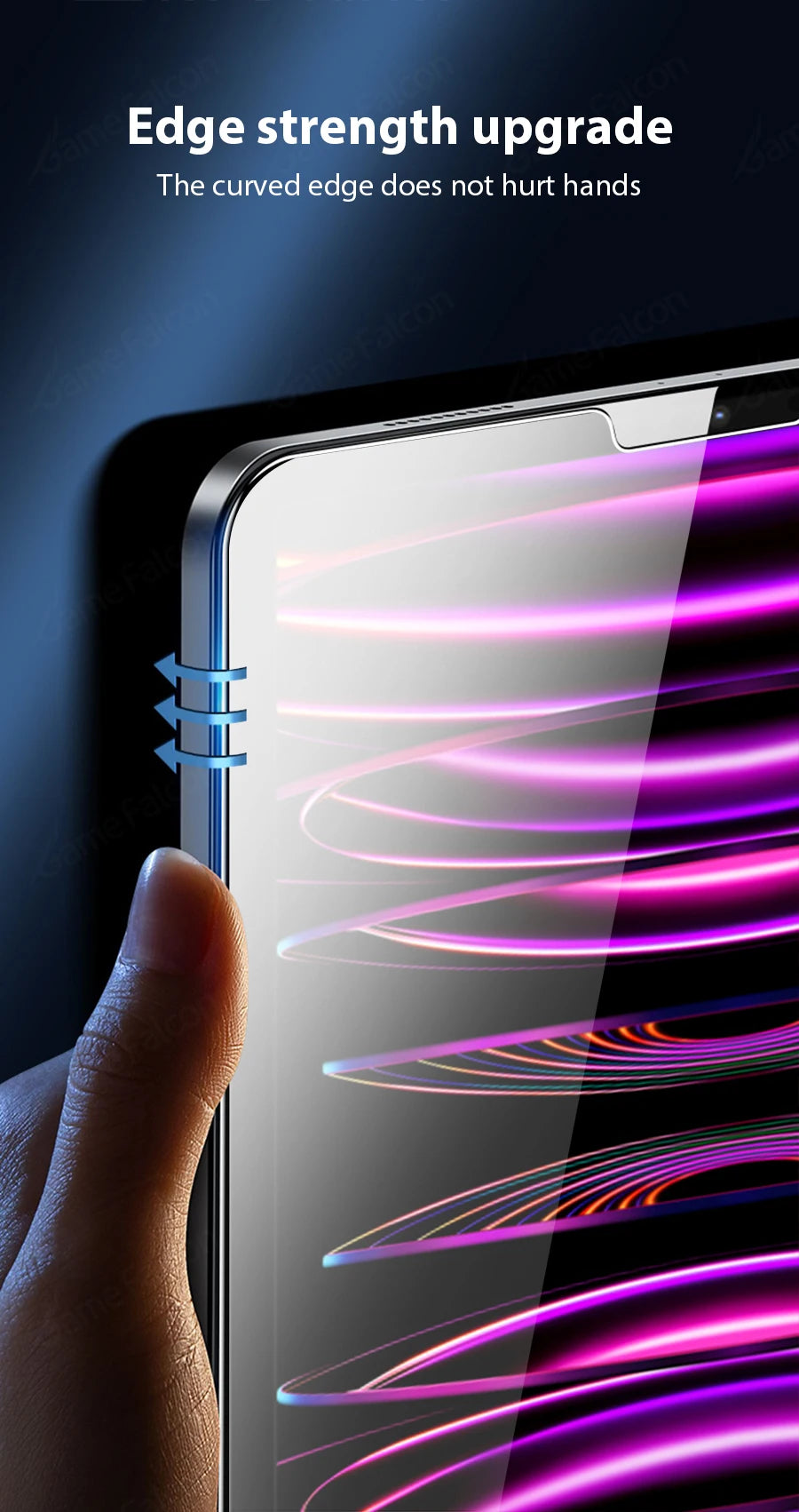 iPad Tempered Glass Screen Protector (Universal Fit)