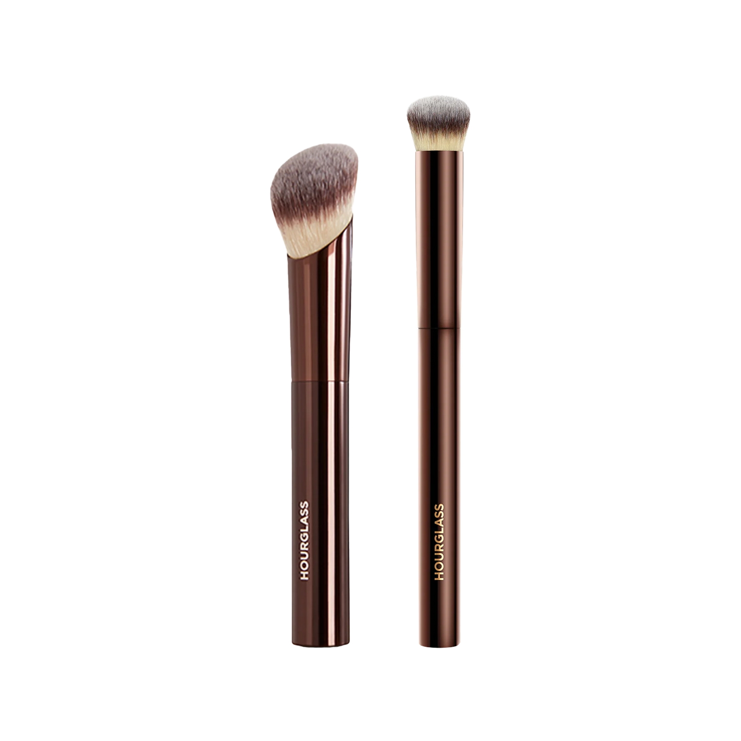 Hourglass Complexion Brush Set – 2pcs Soft Glow Foundation & Concealer Makeup Brushes