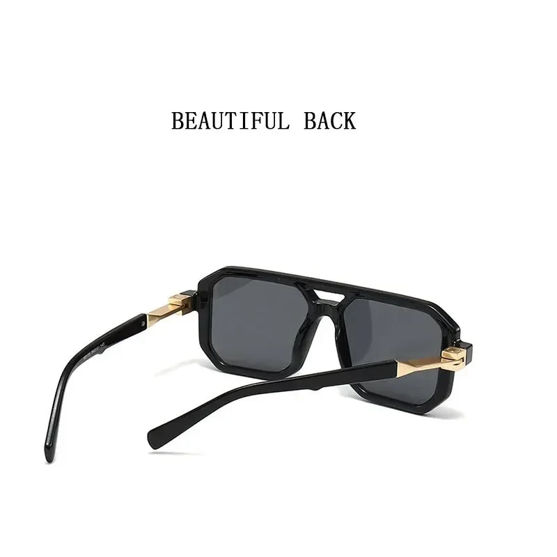 2025 Vintage Fashion Sun Protection Sunglasses for Men Square Shades Retro Flair Sunglasses Womens Trendy Shades Gafas De Sol