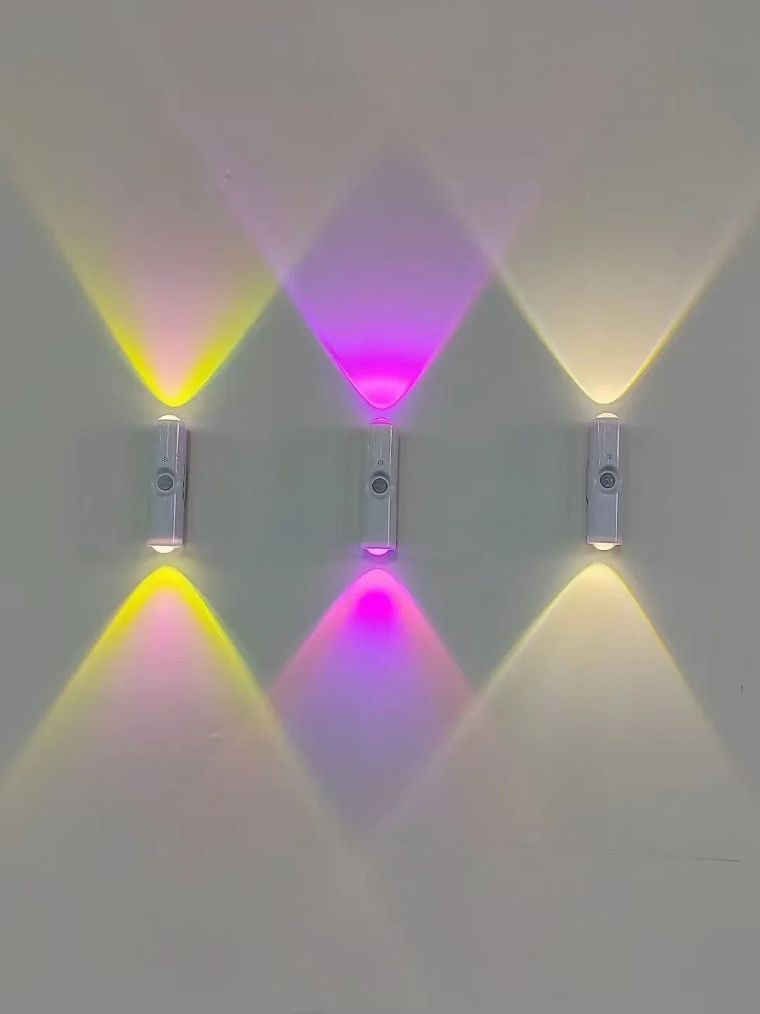 Smart RGB Motion Sensor Wall Light – Rechargeable Magnetic Night Lamp