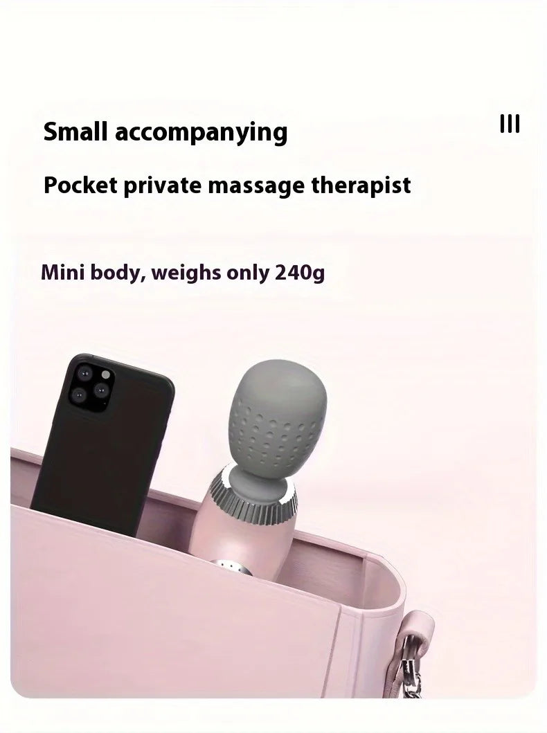 Ultra-Portable Handheld Massage Gun | USB Rechargeable Full-Body Muscle Relaxer