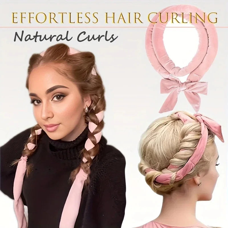 Heatless Curling Rod Headband | Silk Lazy Sleeping Hair Curler