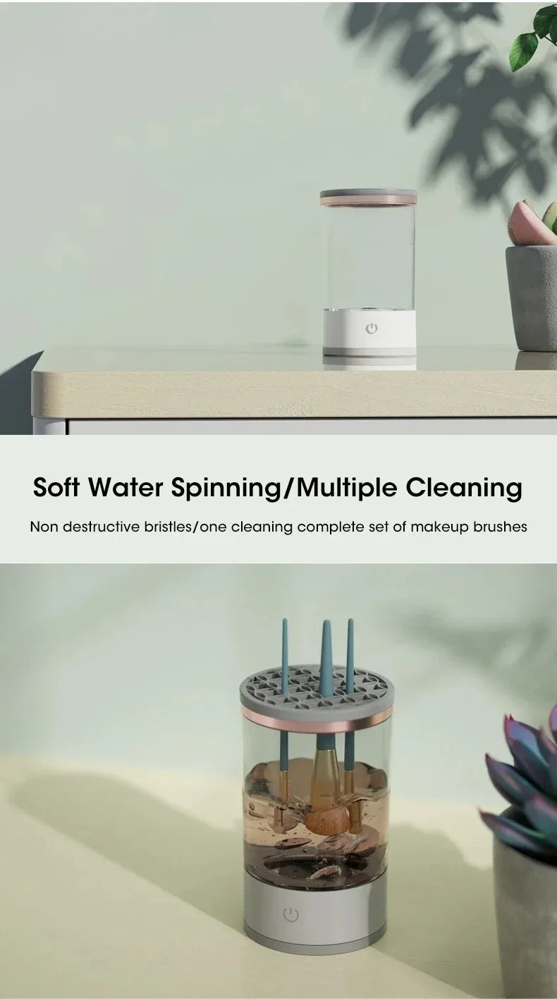 Electric Makeup Brush Cleaner & Dryer Machine