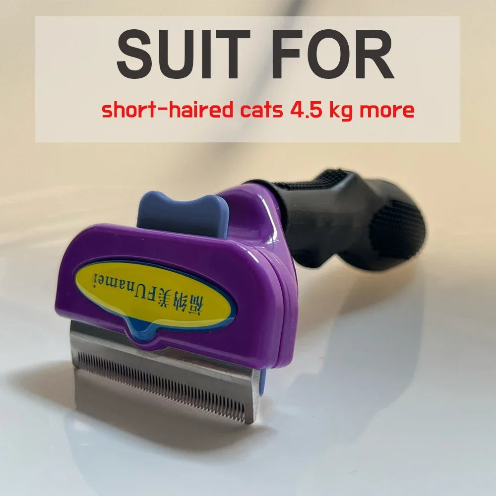 Pet Grooming Brush for Dogs & Cats – Hair Removal & Massage Comb Tool