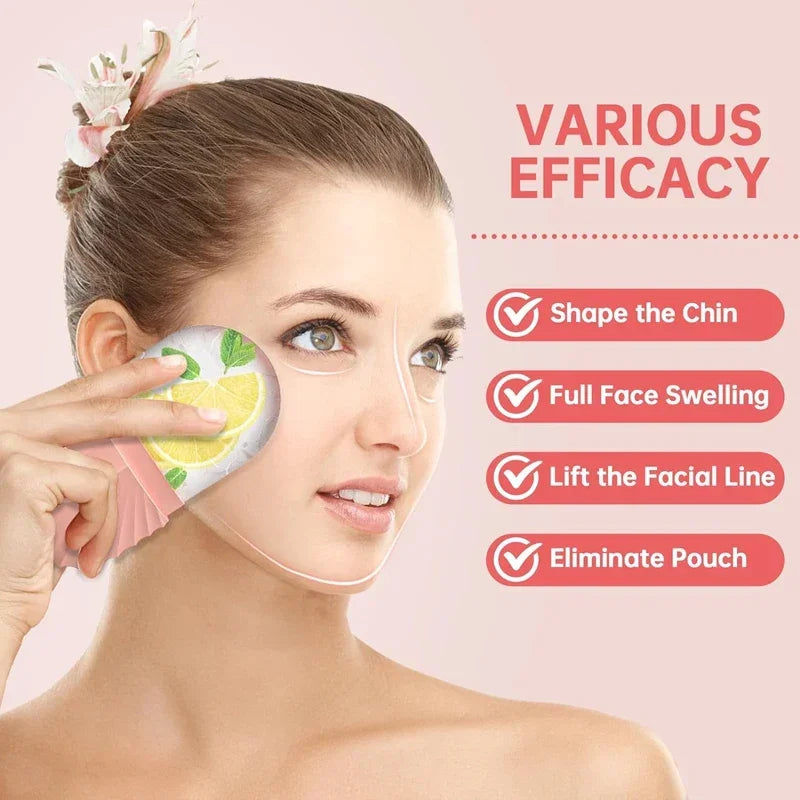 Ice Face Roller – Silicone Ice Cube Facial Massager for Puffy Eyes, Pore Tightening & Skin Refresh