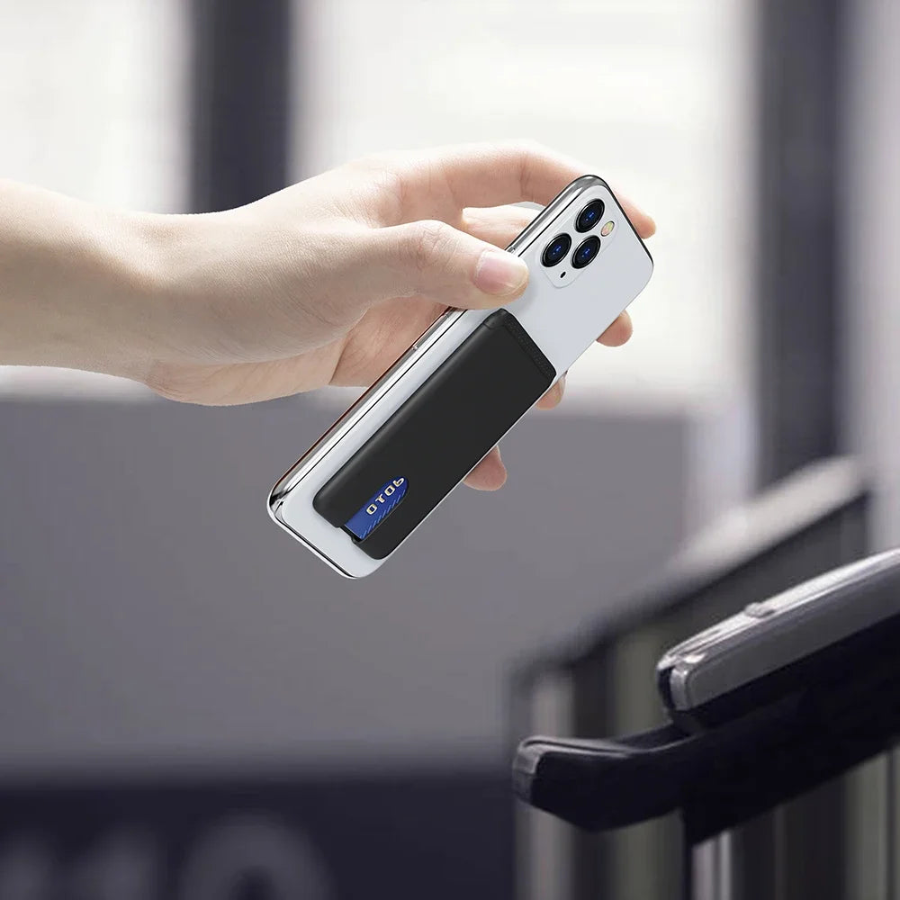 Adhesive Silicone Phone Card Holder Slim Adhesive Wallet For iPhone And Android
